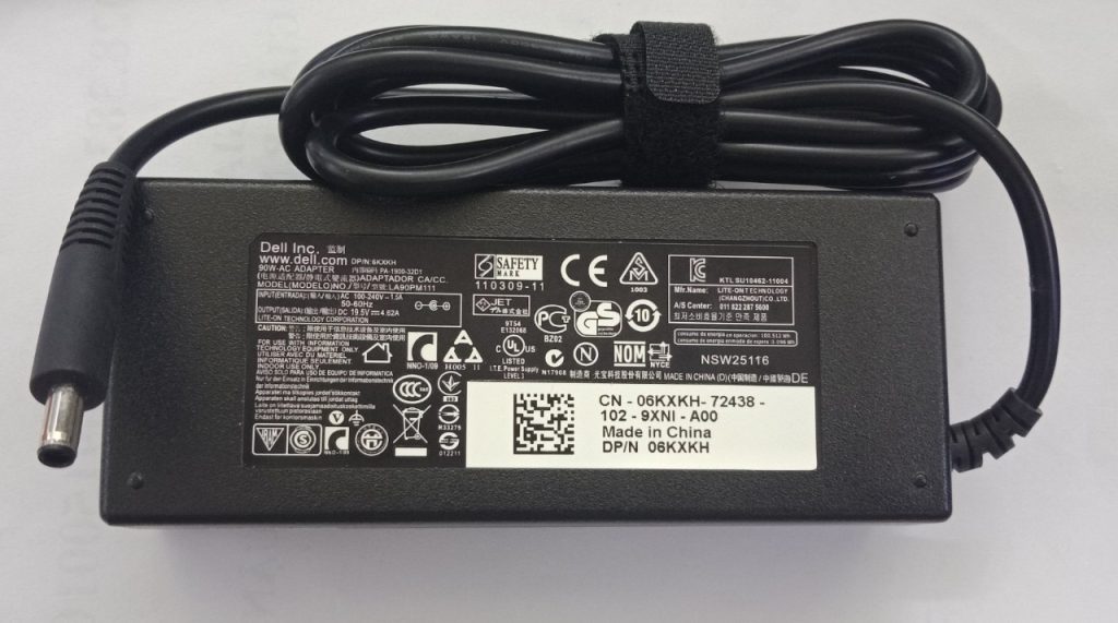 Sạc Dell 19.5V- 4.62A – 90W Kim Nhỏ